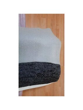 Men's Winter Scarf, 2-Pack Warm Cashmere Feel Wool Blend Tassel Contrast